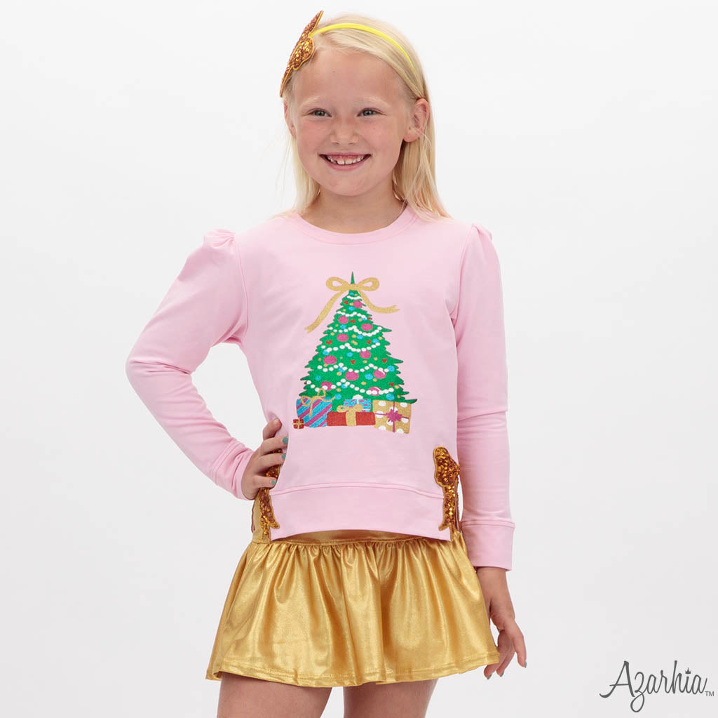 Gold Sequin Bow Headband – Holiday Hair Accessory for Girls