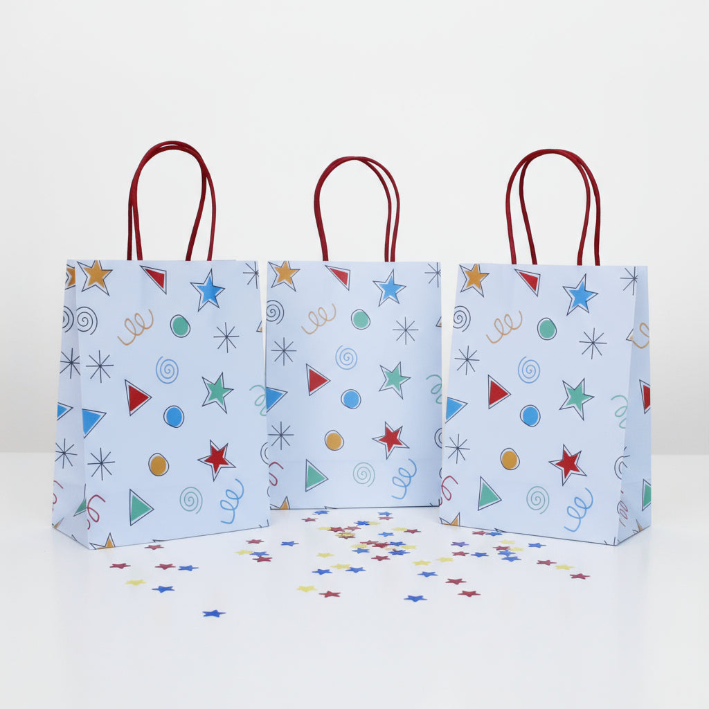 Colorful Kids Birthday Party Supplies Kit – Happy Colors | Plates, Cups, Napkins | Party in a Box