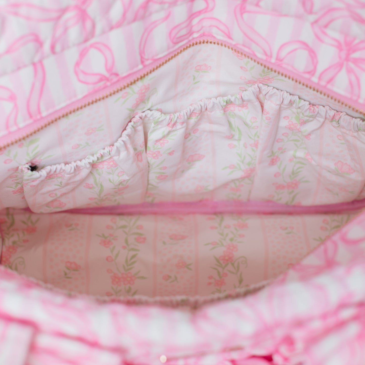 Quilted Coquette Diaper Bag