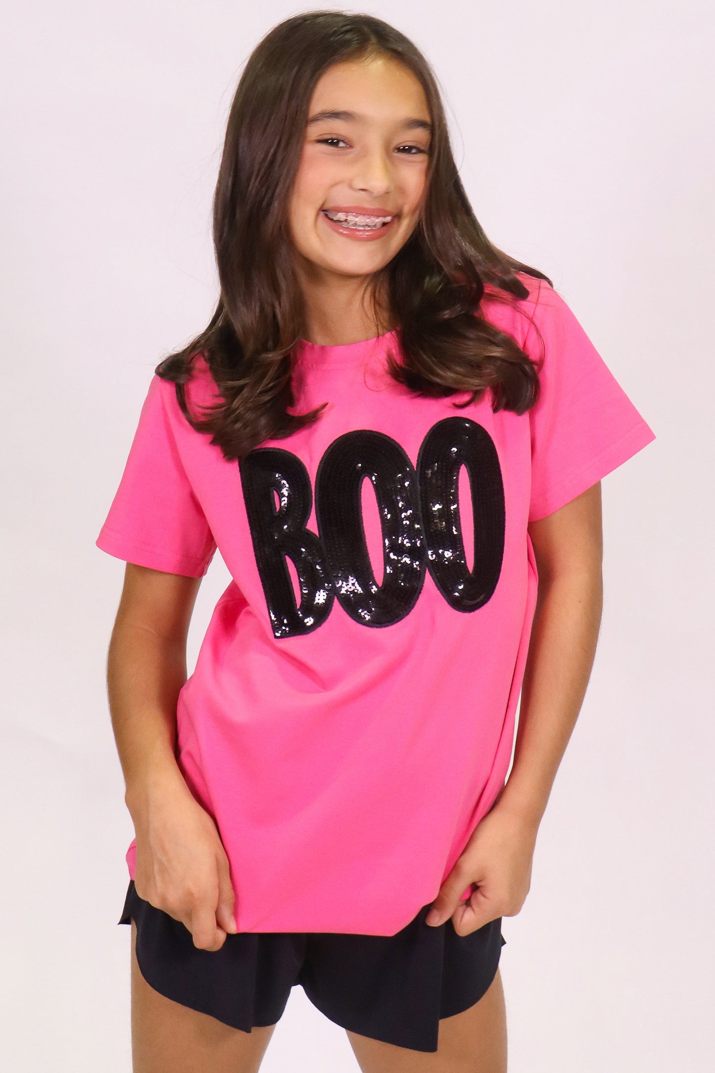 Hot Pink Boo Shirt