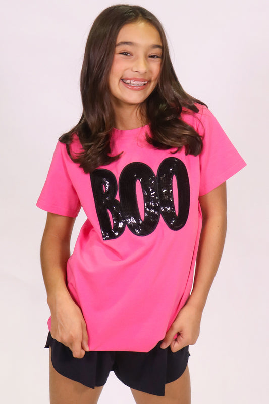 Hot Pink Boo Shirt