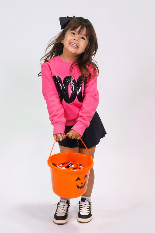 Hot Pink Boo Sweatshirt