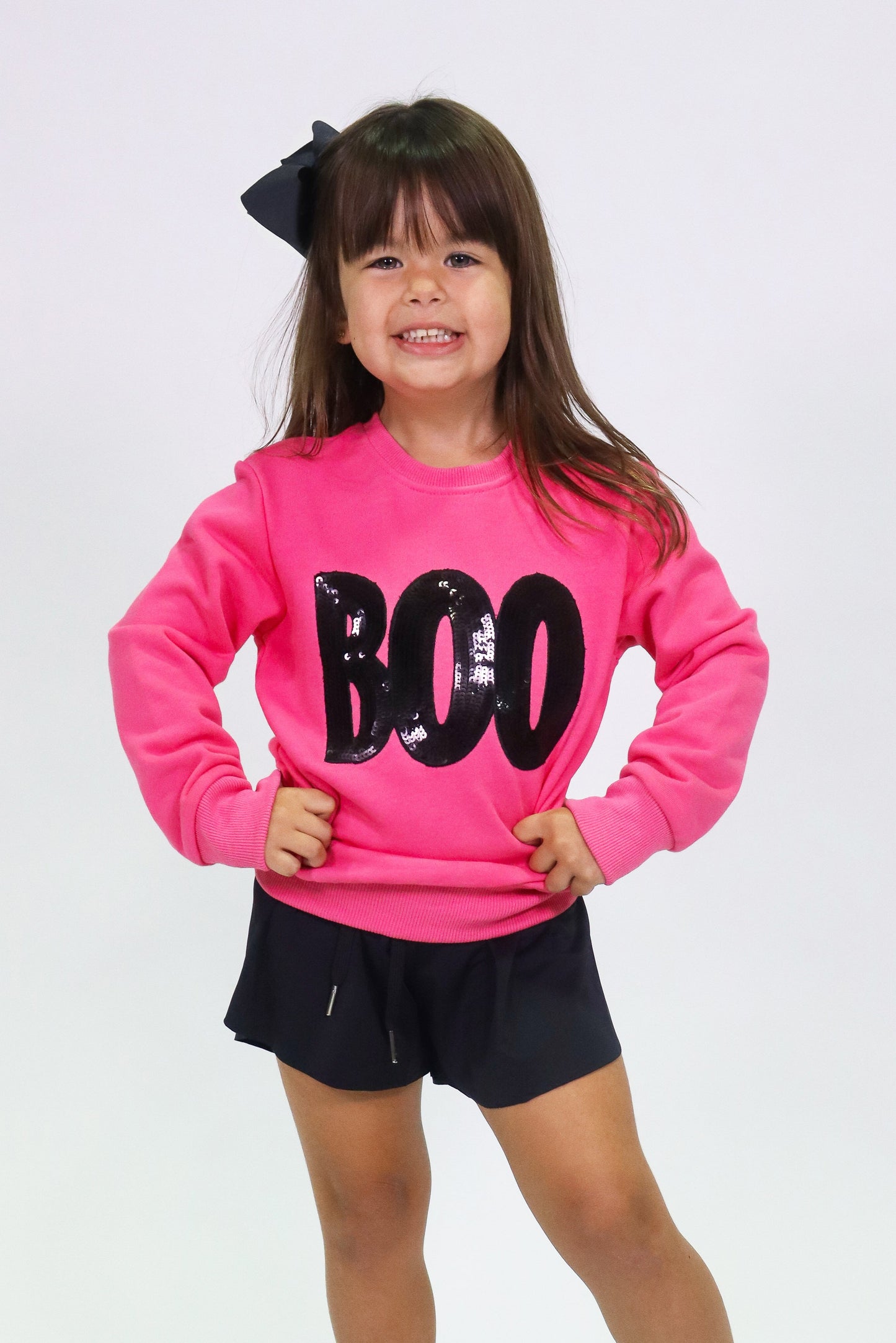 Hot Pink Boo Sweatshirt