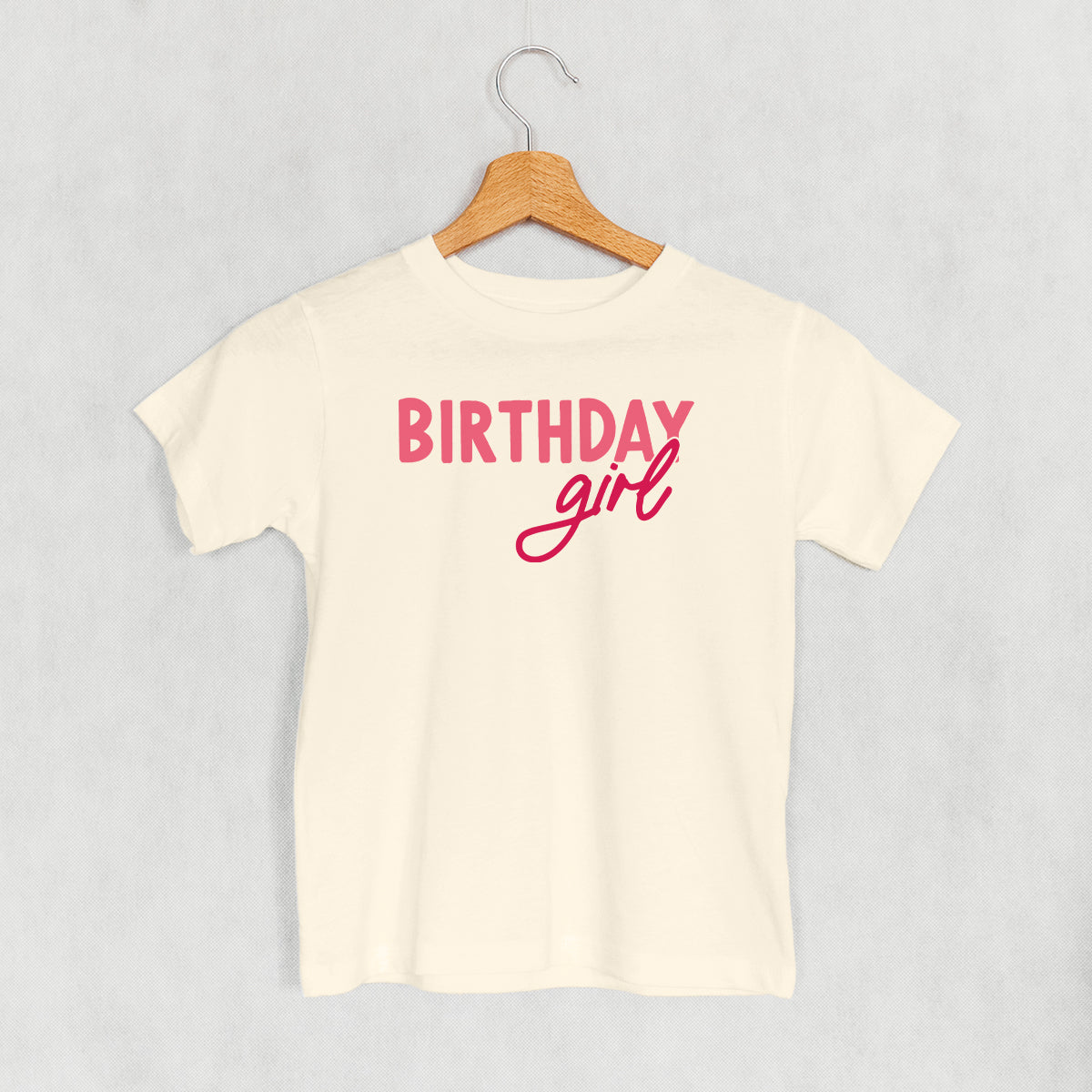 Birthday Girl (Pink Sans Serif + Script) (Kids)