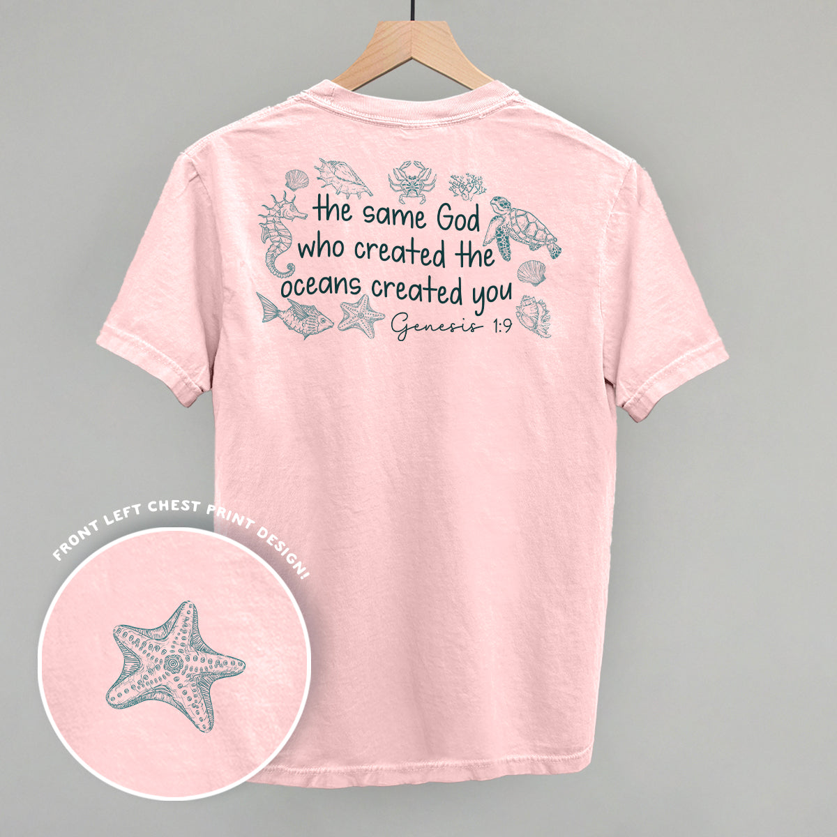 The Same God Who Created Oceans (Back Print)