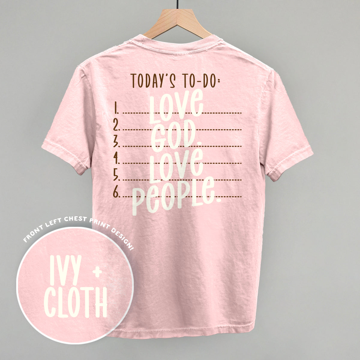 Love God Love People (Back Print)