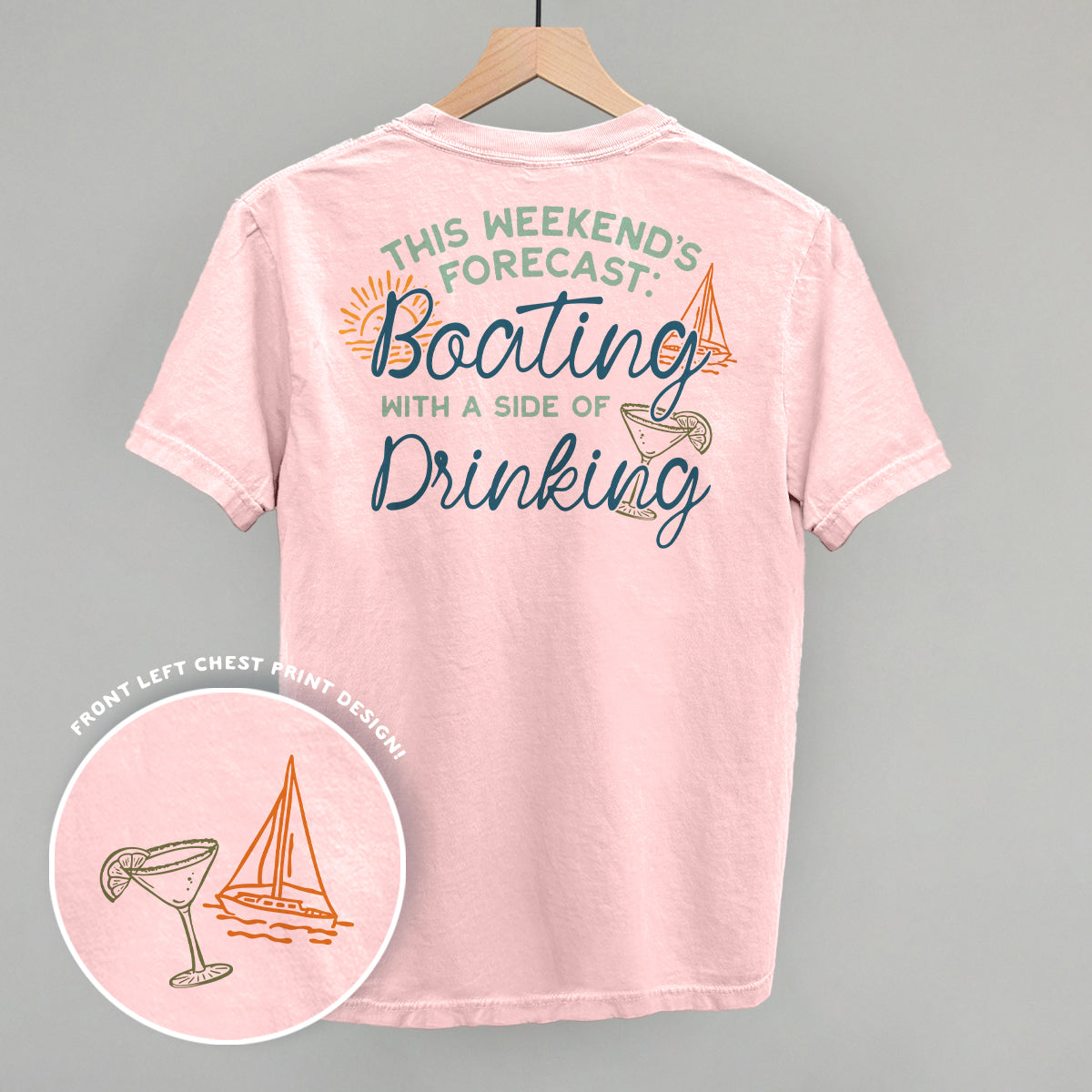 Weekend Forecast- Boating and Drinking (Back Print)