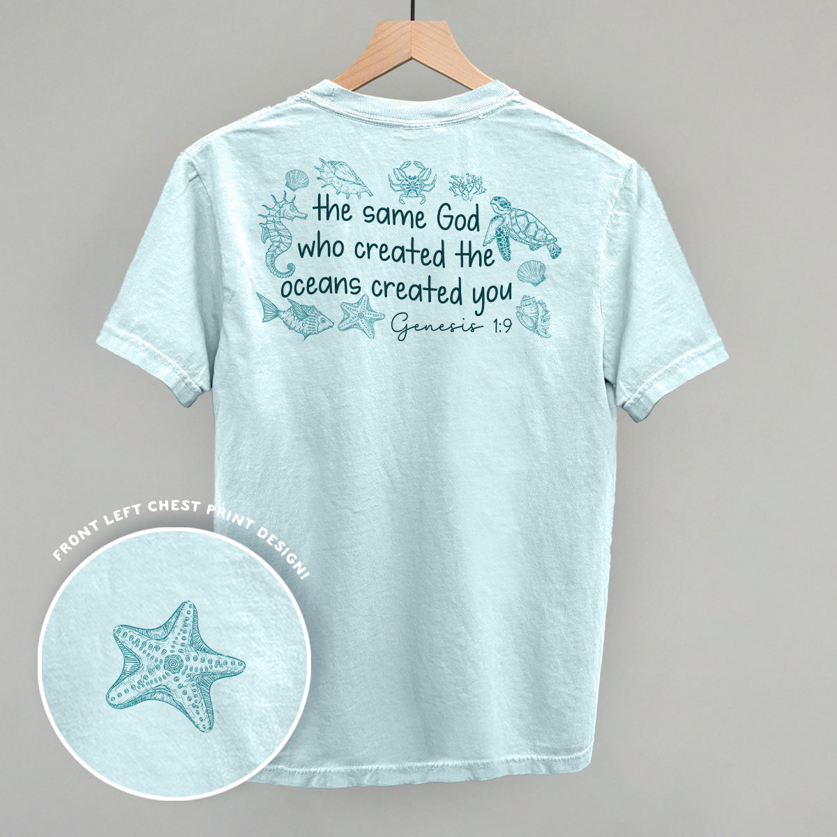 The Same God Who Created Oceans (Back Print)