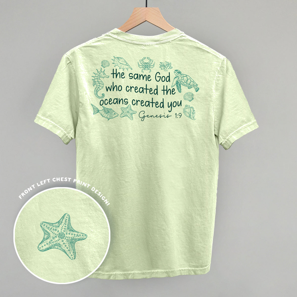 The Same God Who Created Oceans (Back Print)