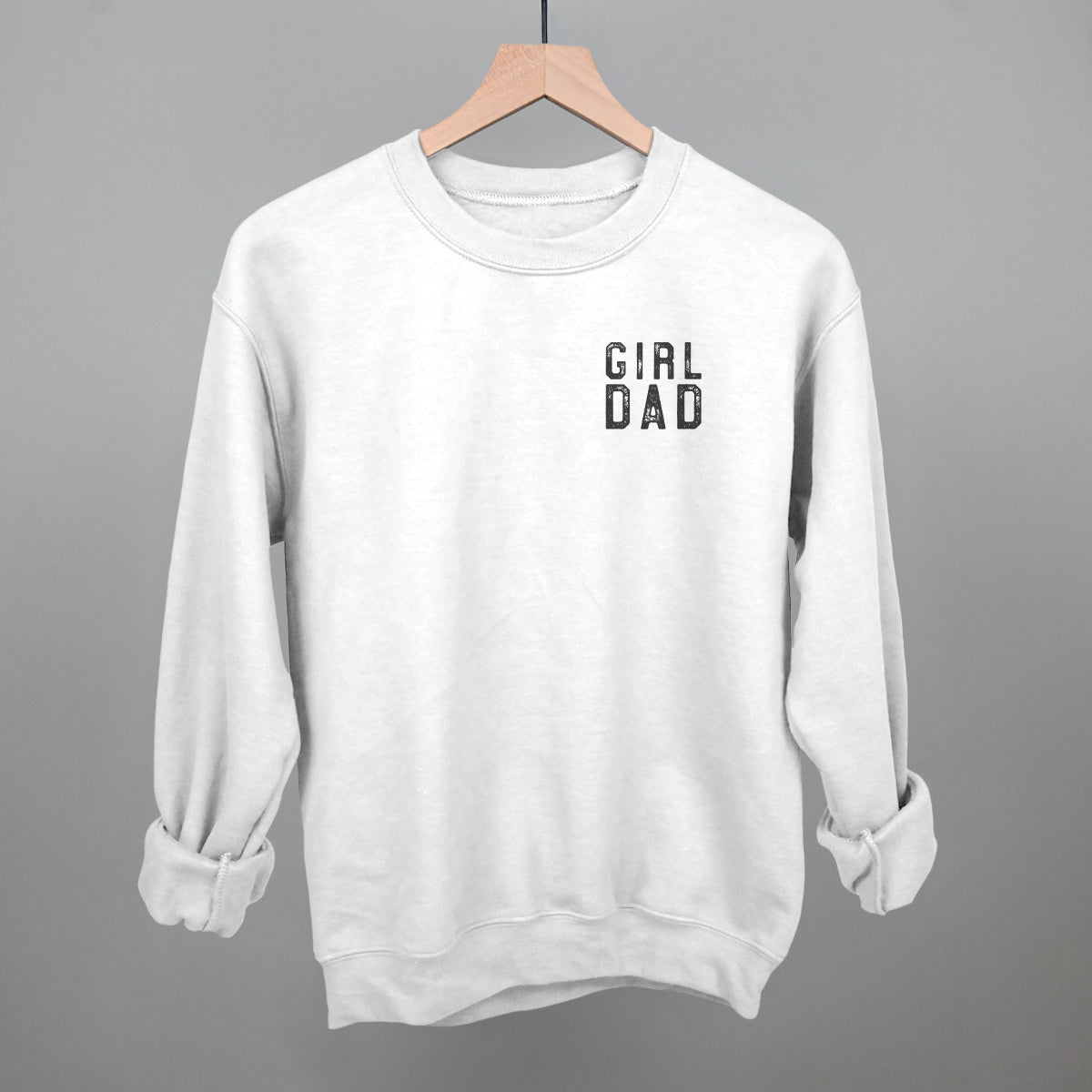 Girl Dad Block Letters (Left Chest)