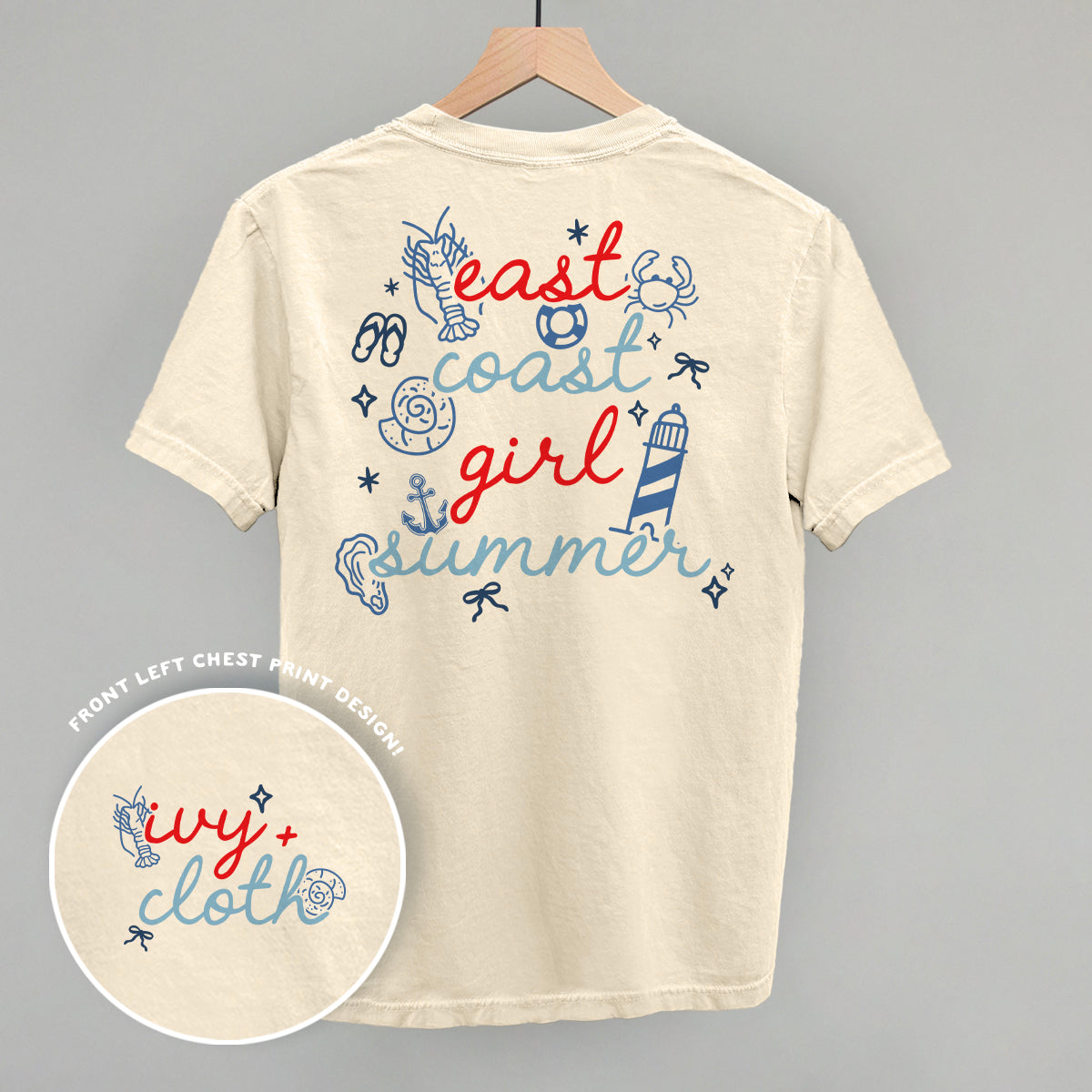 East Coast Girl Summer Doodles (Back Print)