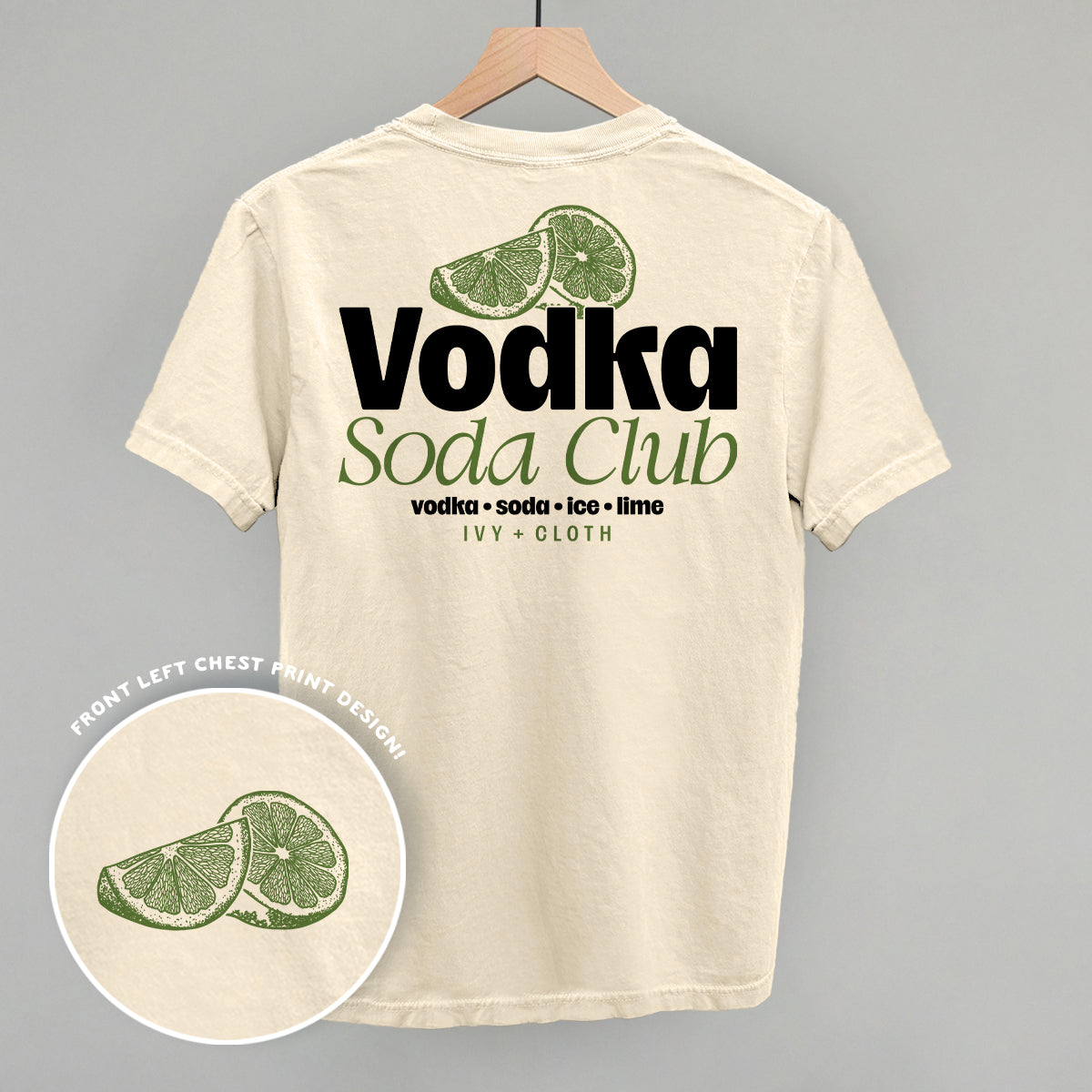 Vodka Soda Club (Back Print)