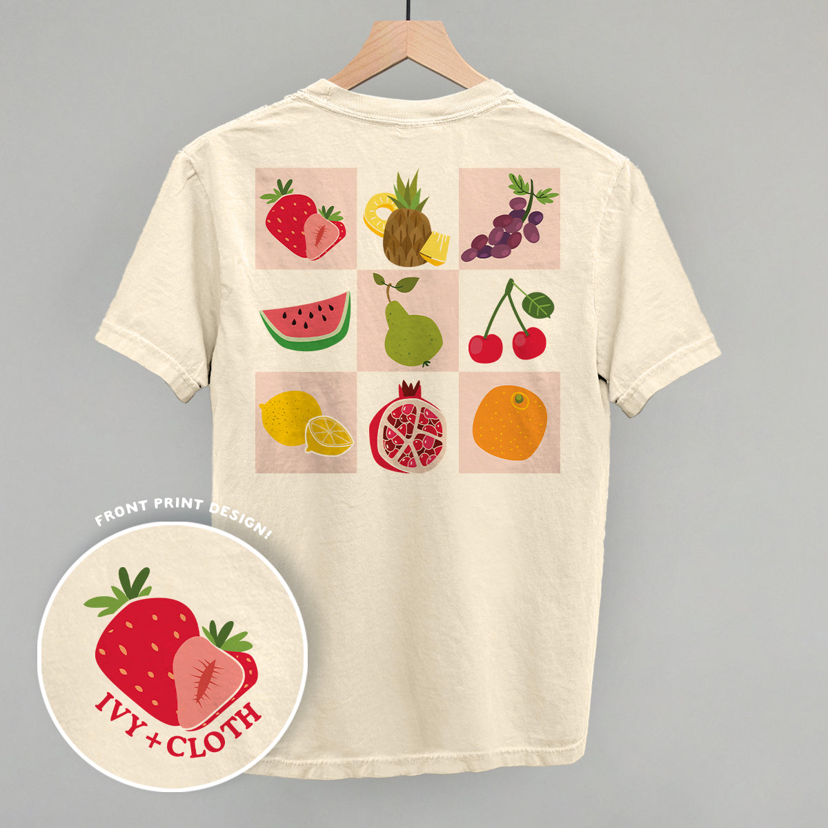 Fruit Grid Doodles (Back Print)
