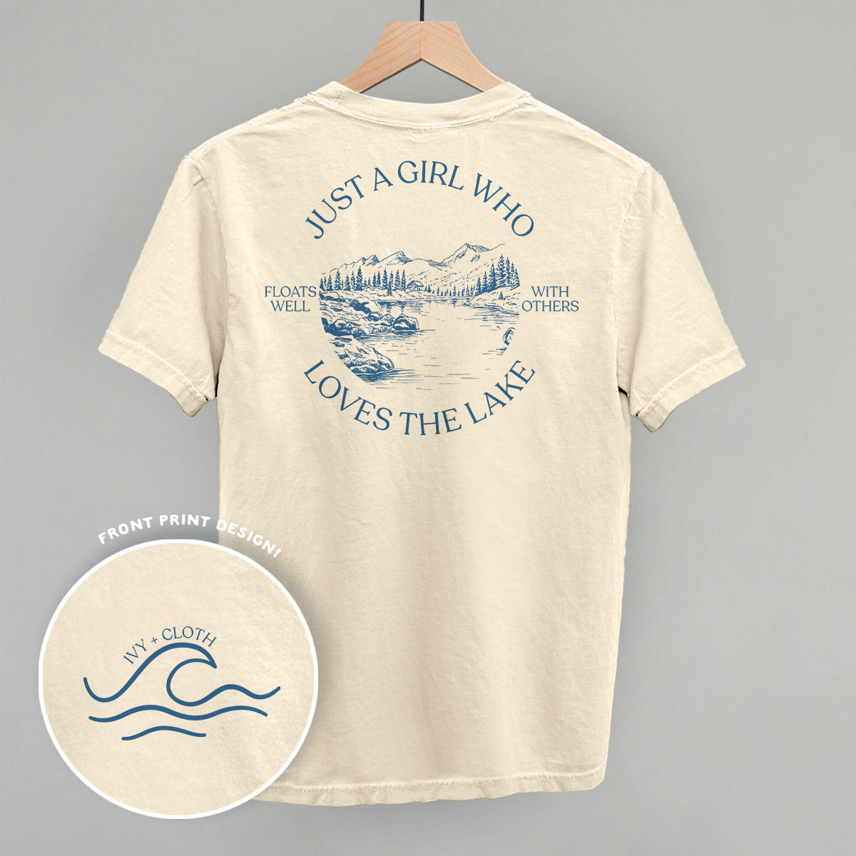 Just A Girl Who Loves The Lake (Back Print)