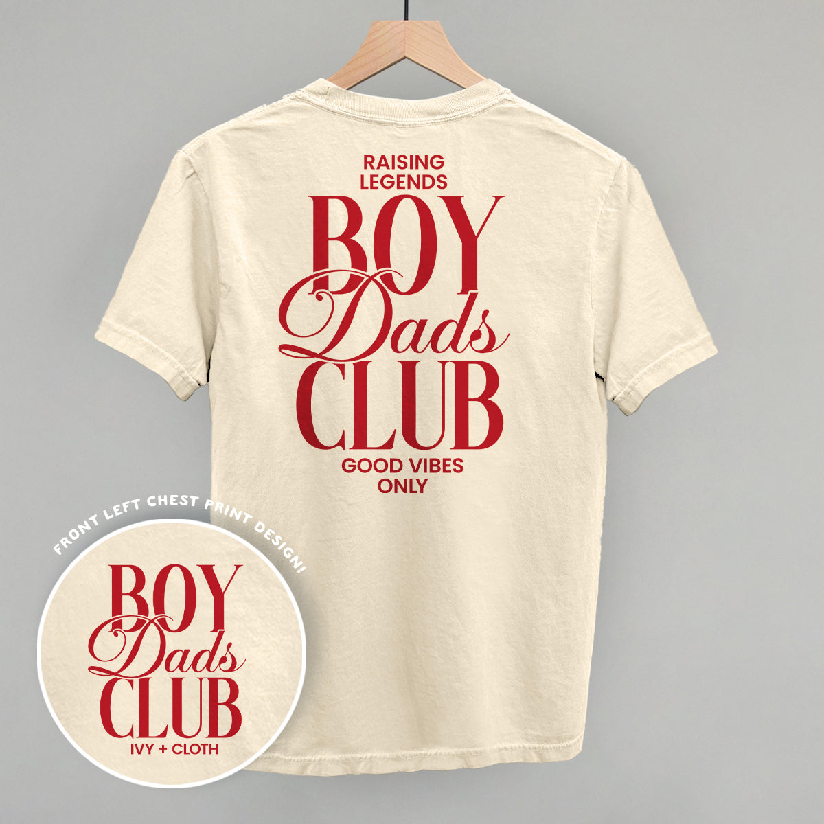 Boy Dads Club (Red) (Back Print)