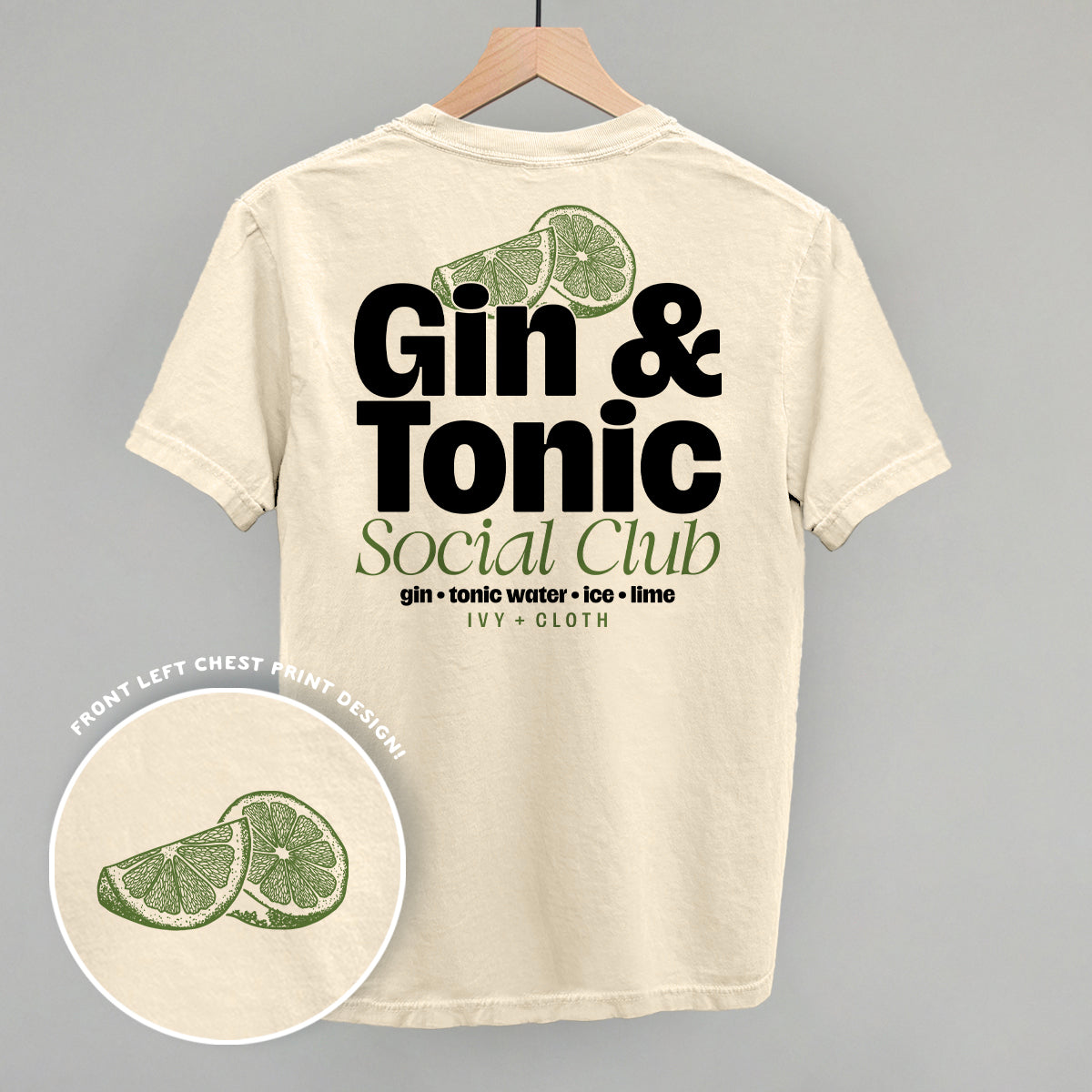 Gin & Tonic Social Club (Back Print)