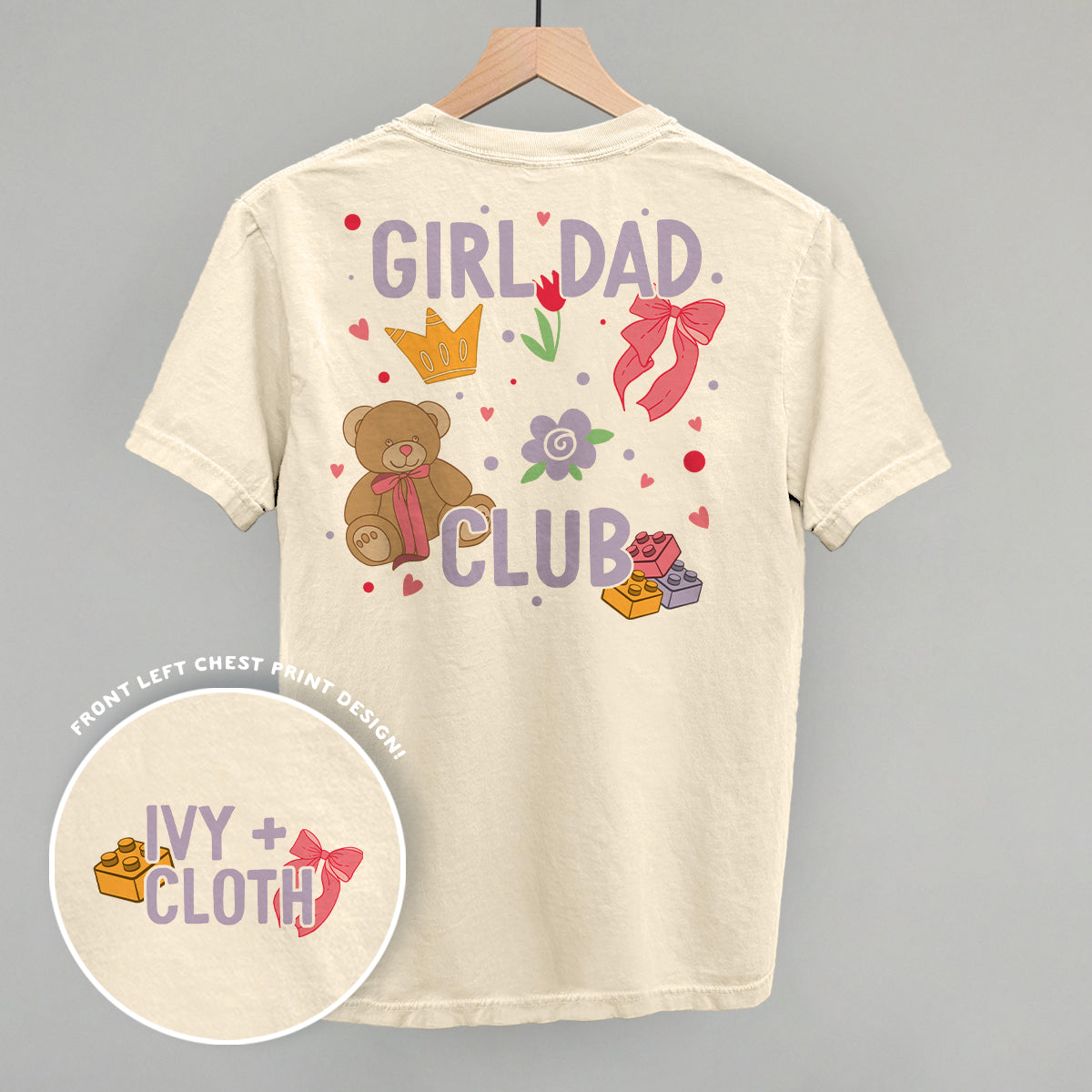 Girl Dad Club Doodles (Back Print)
