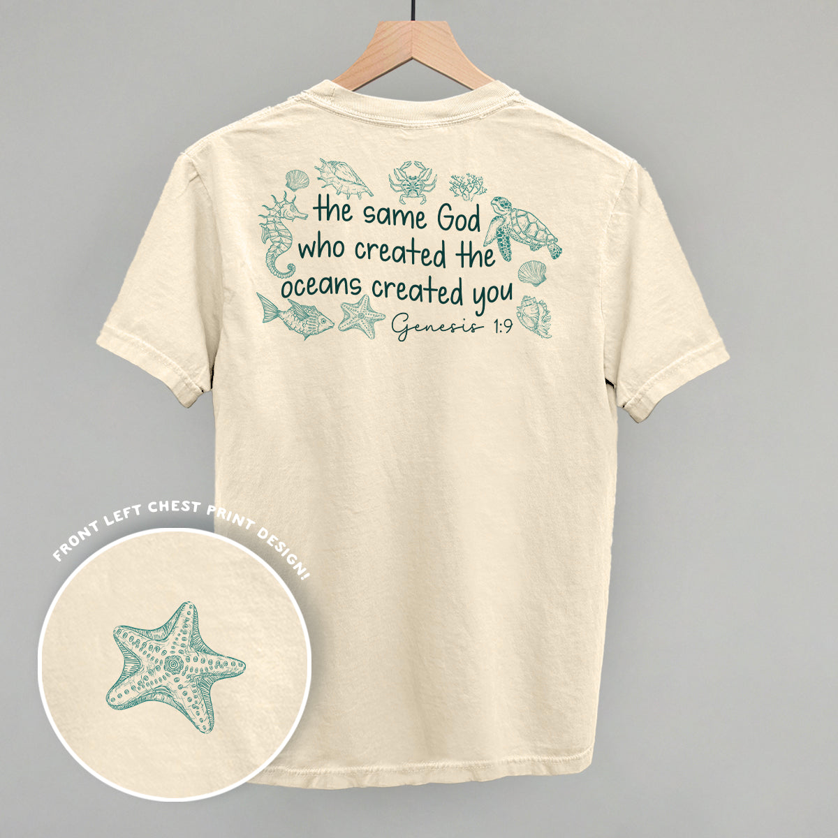 The Same God Who Created Oceans (Back Print)