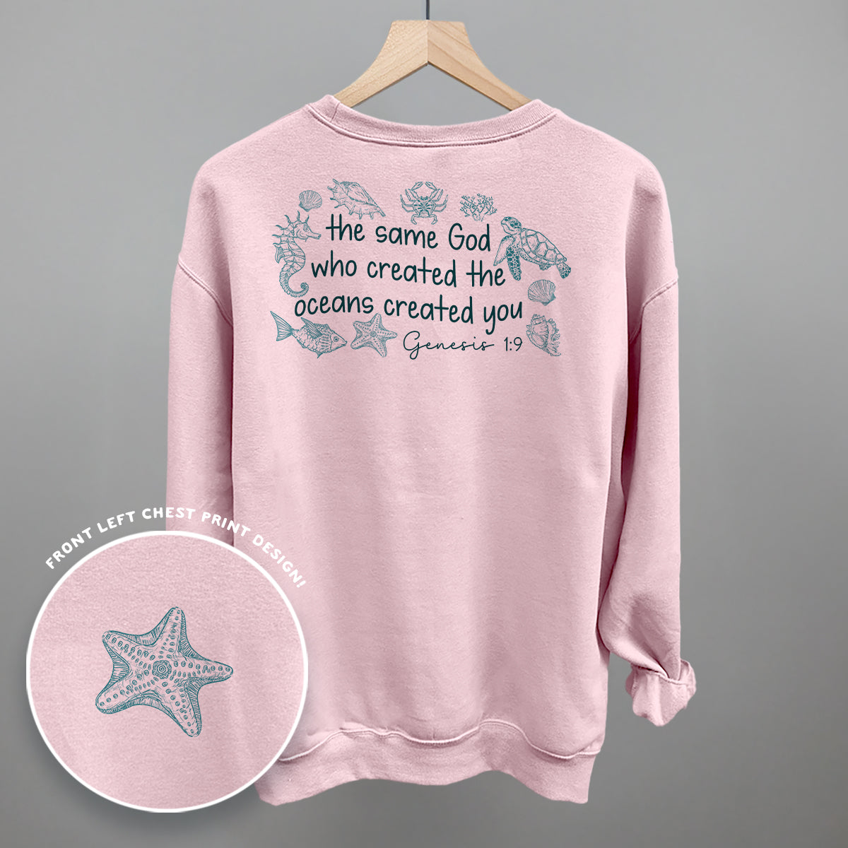 The Same God Who Created Oceans (Back Print)