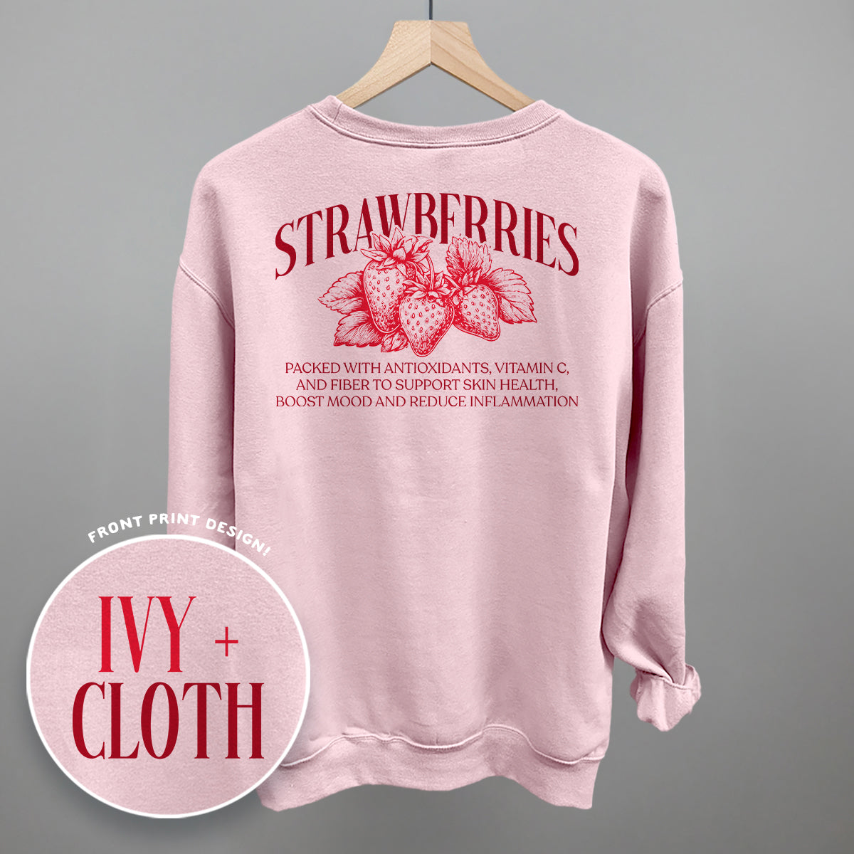 Strawberry Wellness (Back Print)