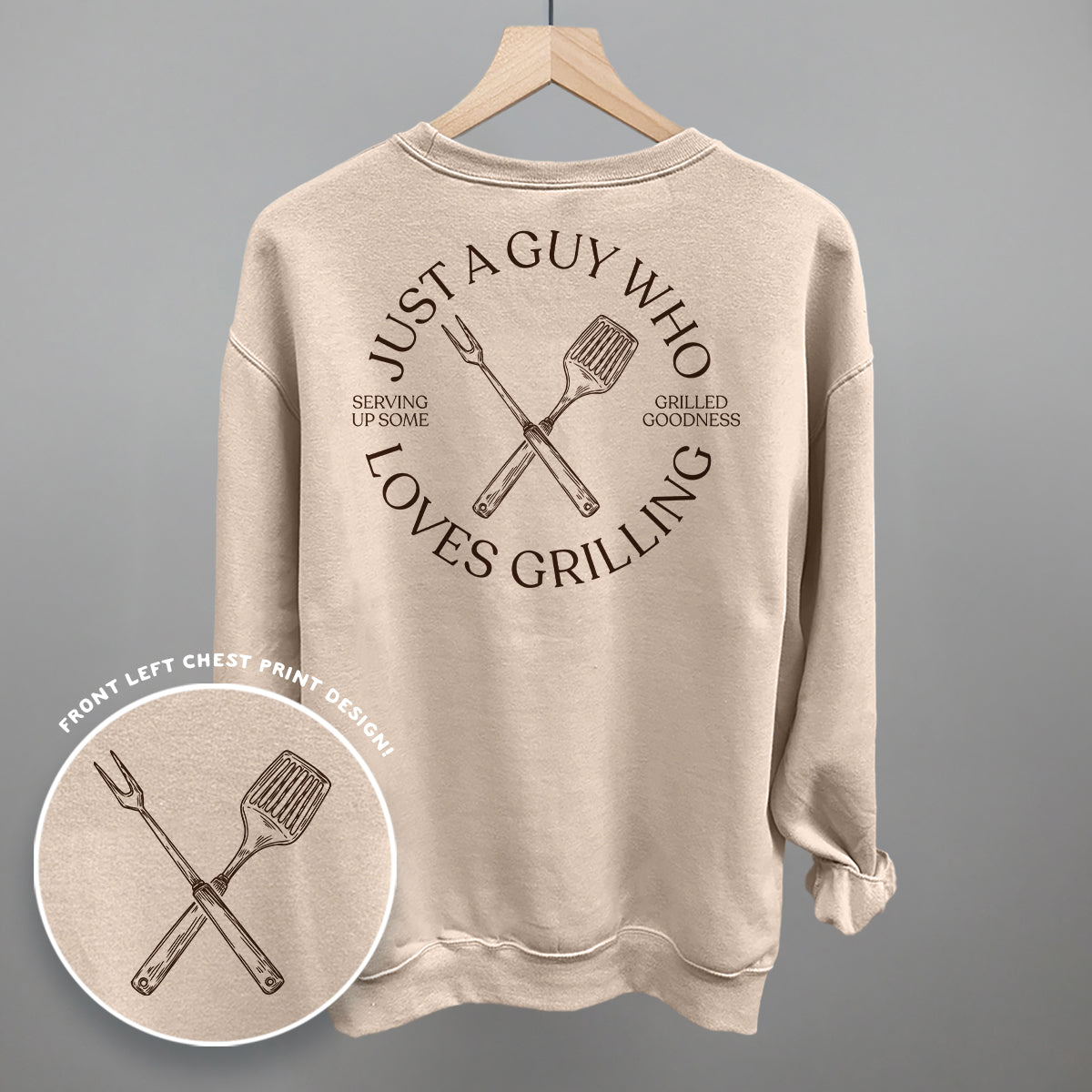 Just A Guy Who Loves Grilling (Back Print)