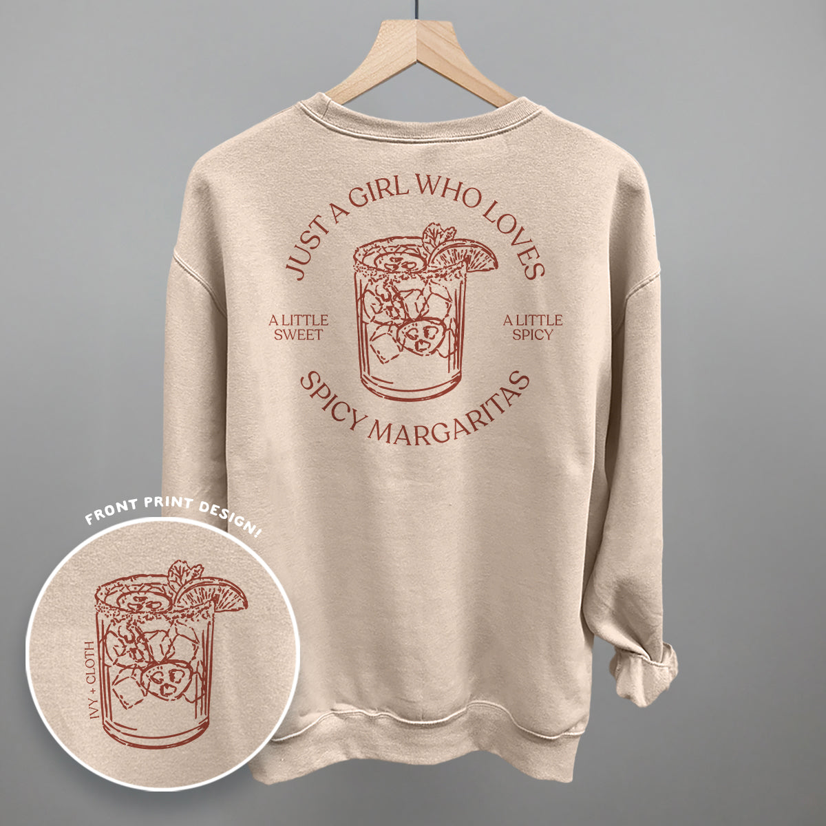 Just A Girl Who Loves Spicy Margaritas (Back Print)