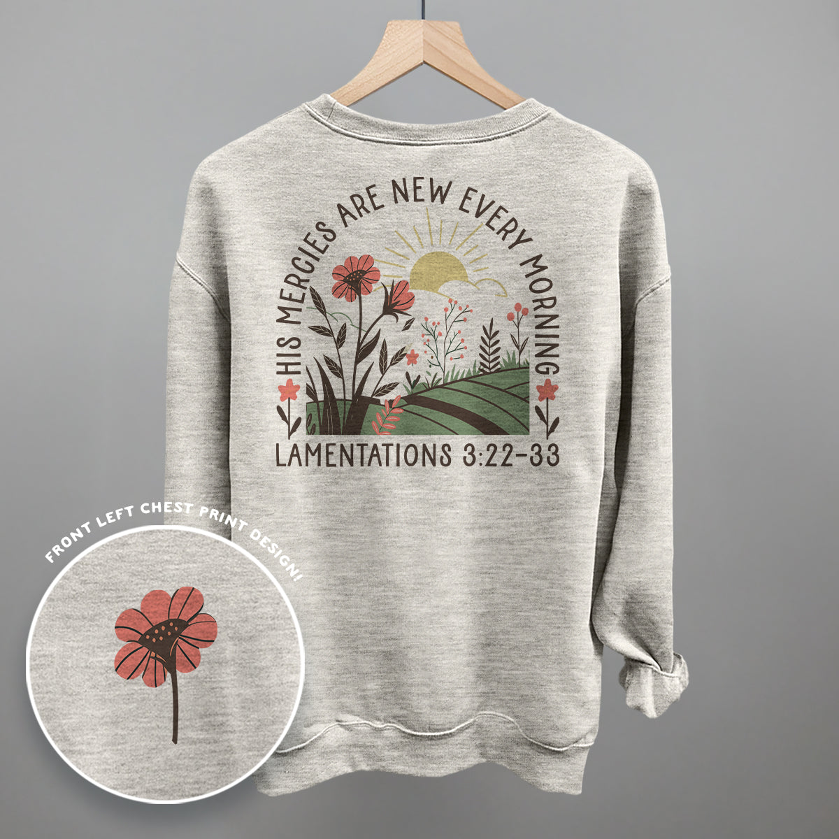His Mercies Are New Every Morning (Back Print)