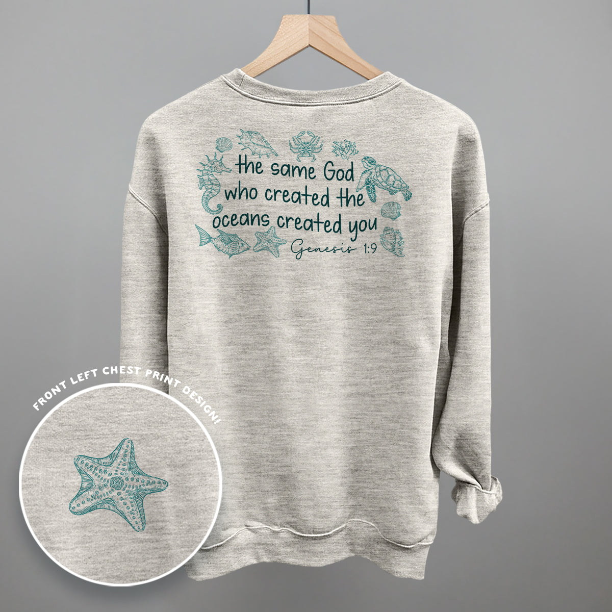 The Same God Who Created Oceans (Back Print)