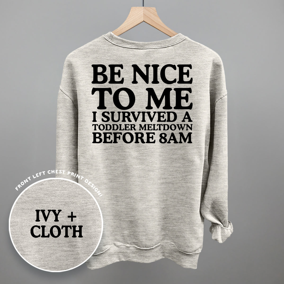 Be Nice To Me Meltdown (Back Print)
