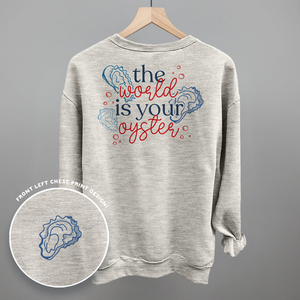 The World Is Your Oyster Doodles (Back Print)