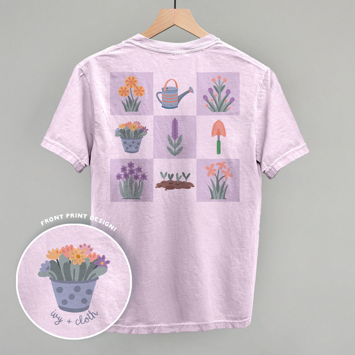 Floral Grid Doodles (Back Print)