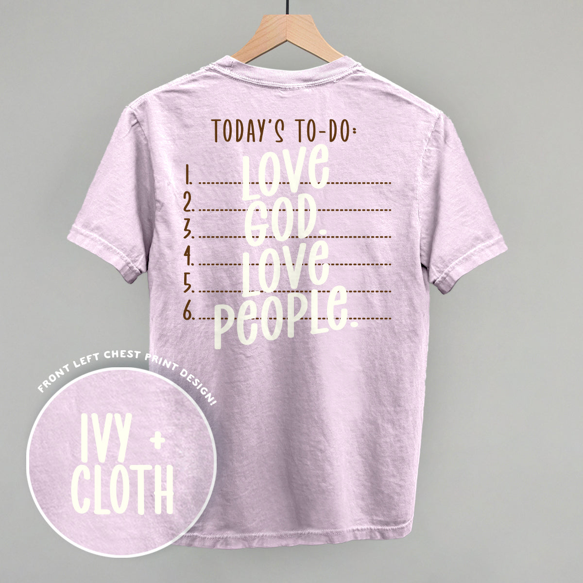 Love God Love People (Back Print)