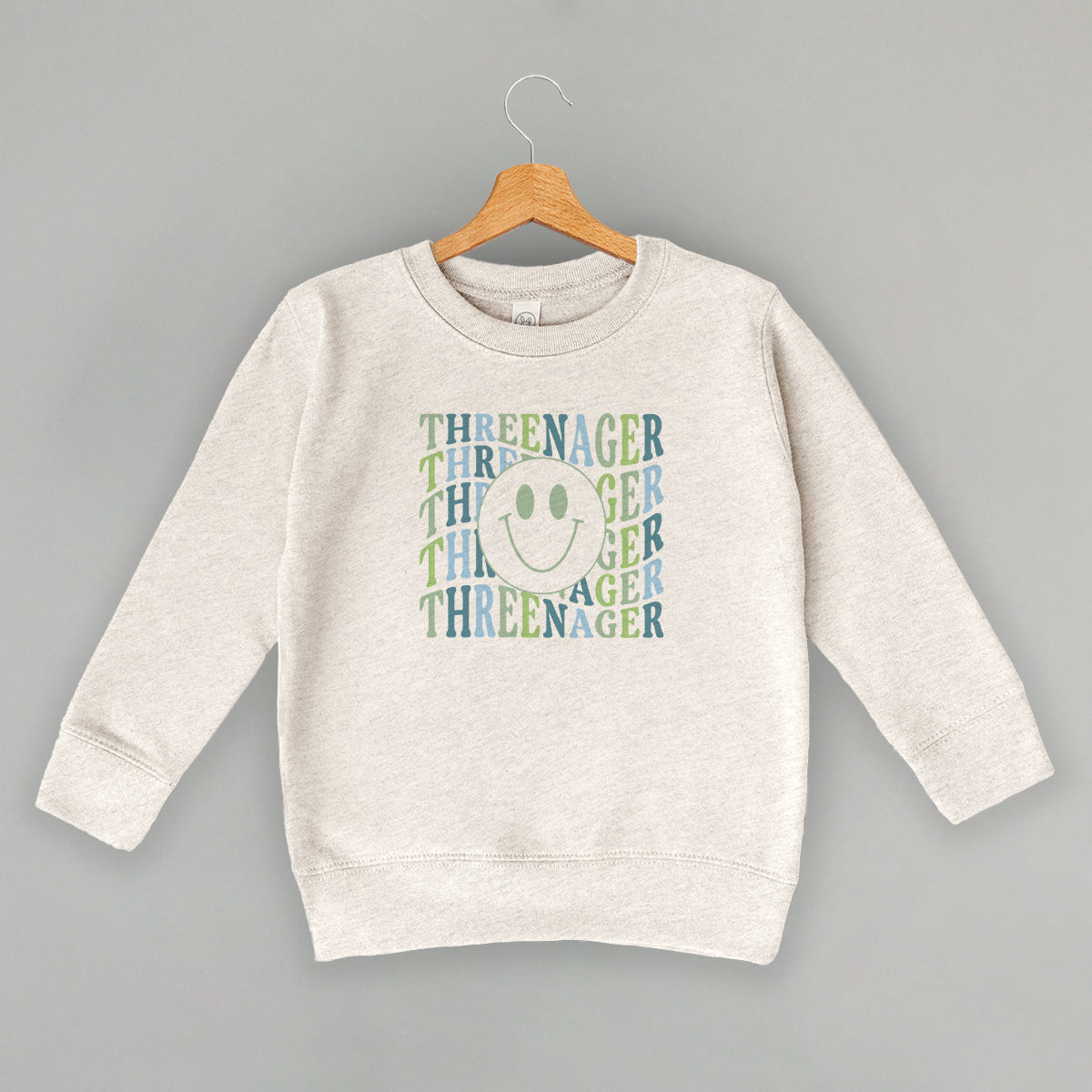 Threenager (Blue + Green) (Kids)