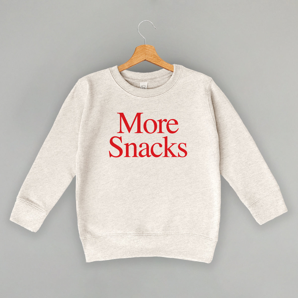 More Snacks Text (Kids)