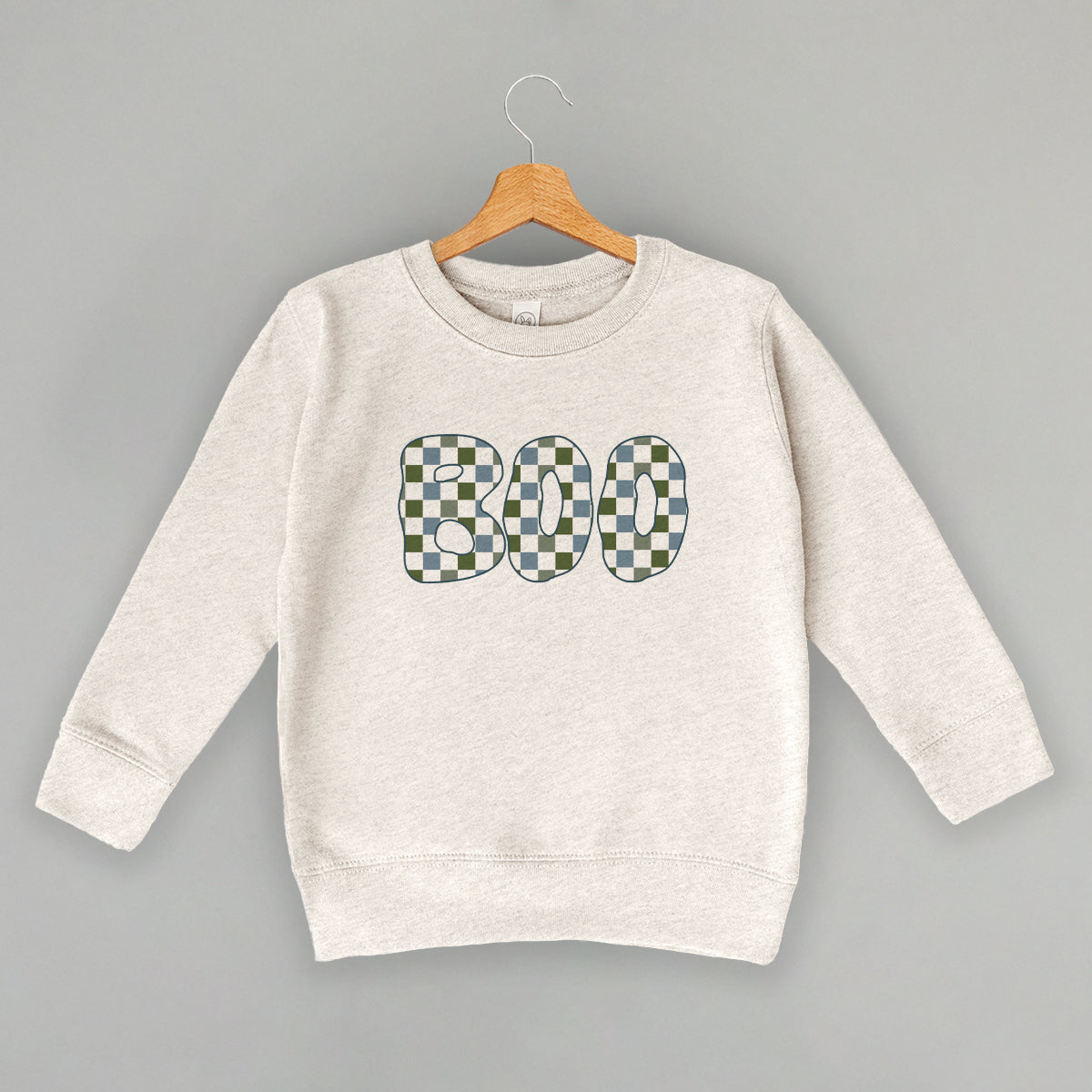 Boo Checkered (Blue & Green) (Kids)