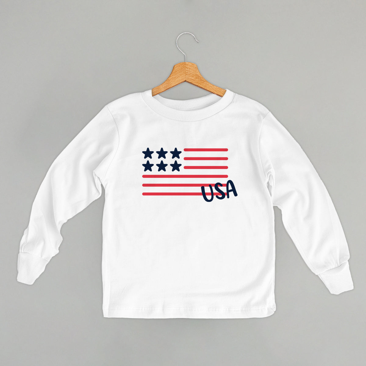 USA Flag Doodle (Kids)