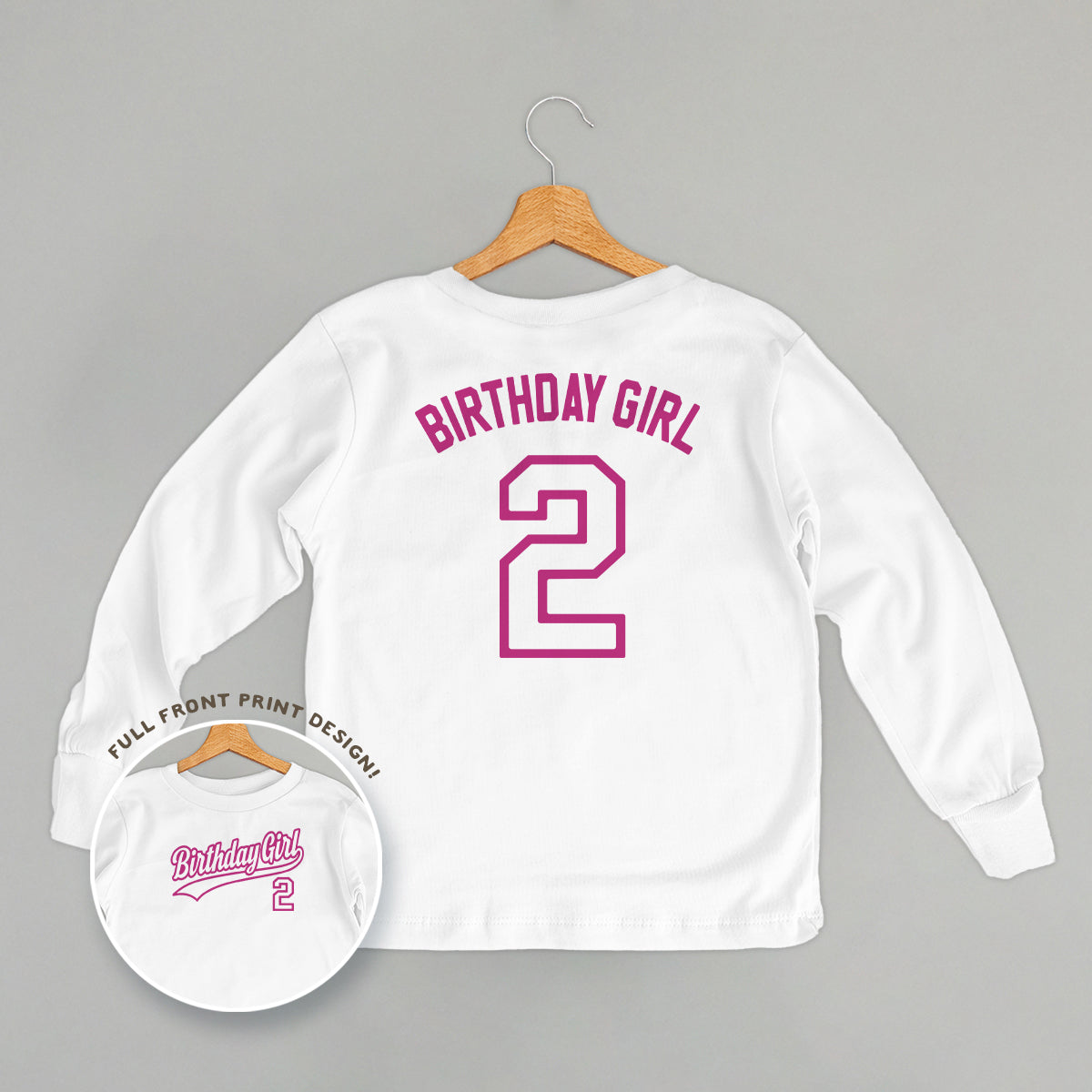 Birthday Girl Varsity #2 (Kids Back Print)