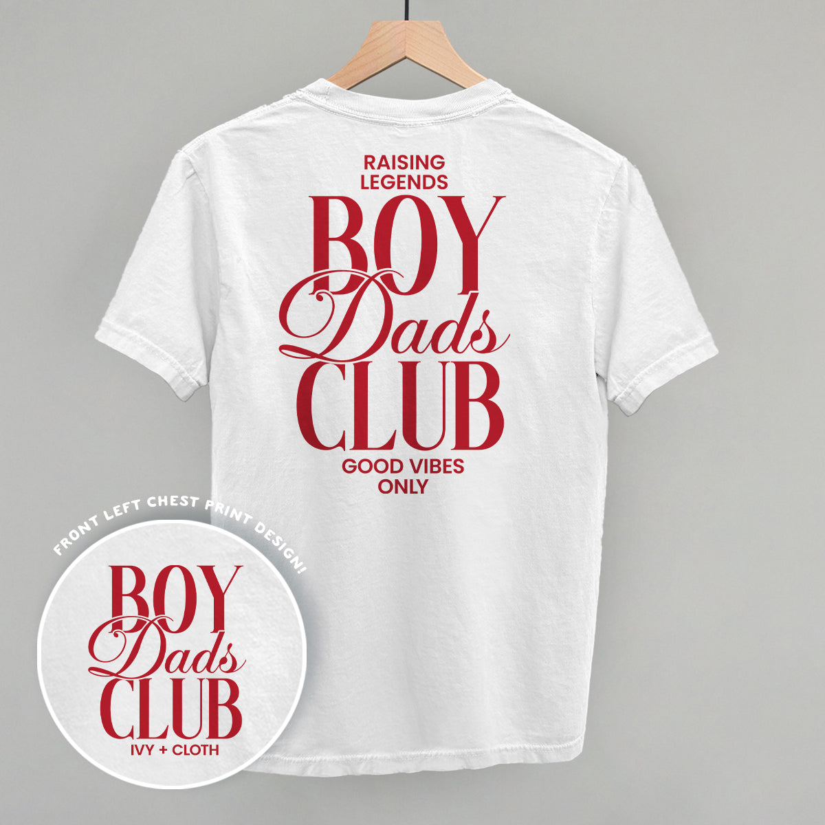 Boy Dads Club (Red) (Back Print)