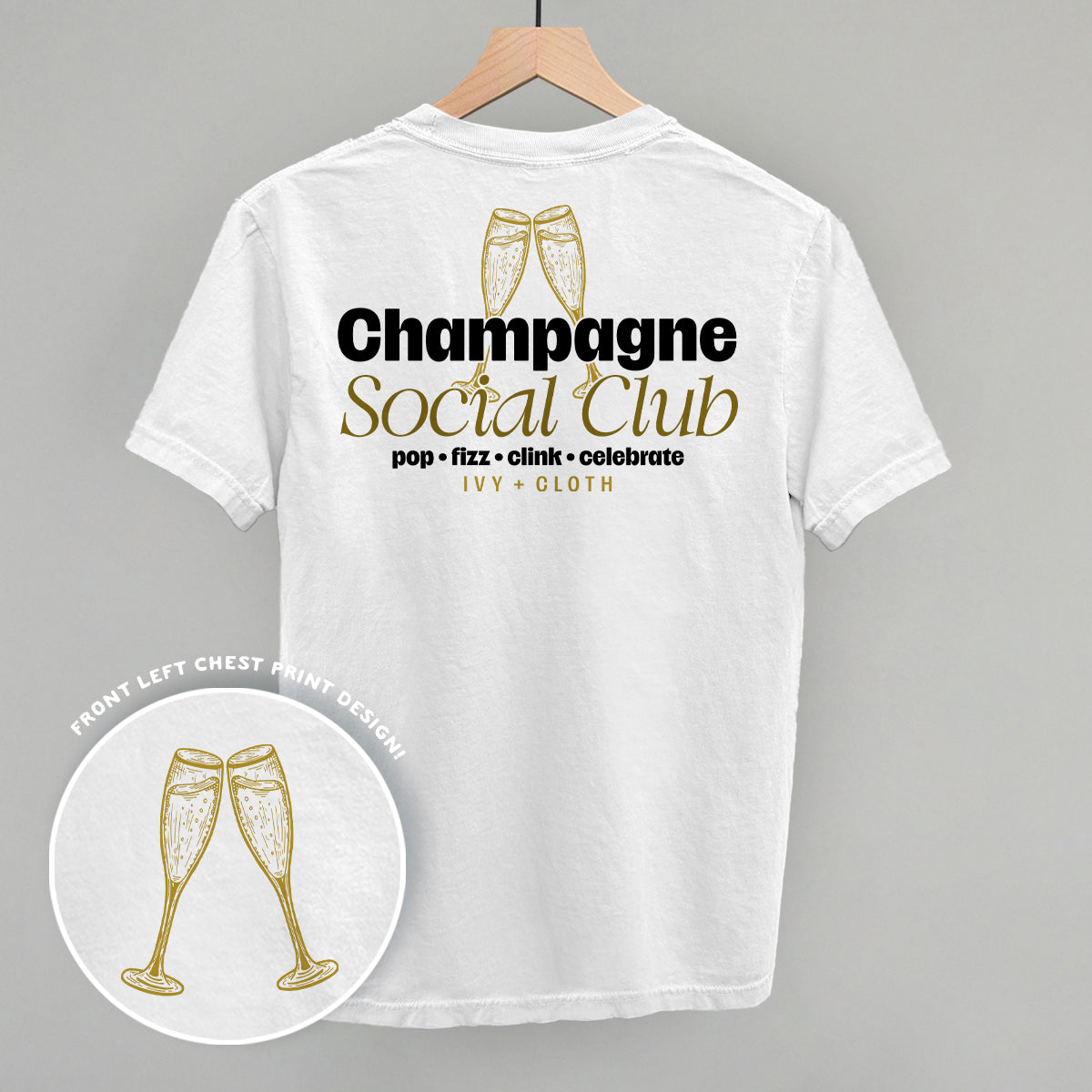 Champagne Social Club (Back Print)