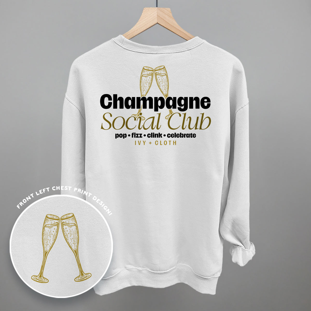 Champagne Social Club (Back Print)