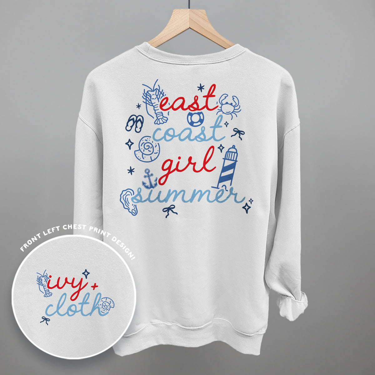 East Coast Girl Summer Doodles (Back Print)
