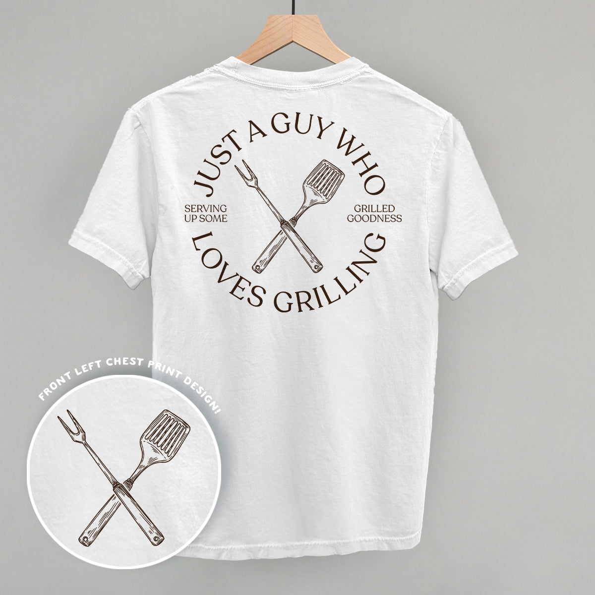 Just A Guy Who Loves Grilling (Back Print)