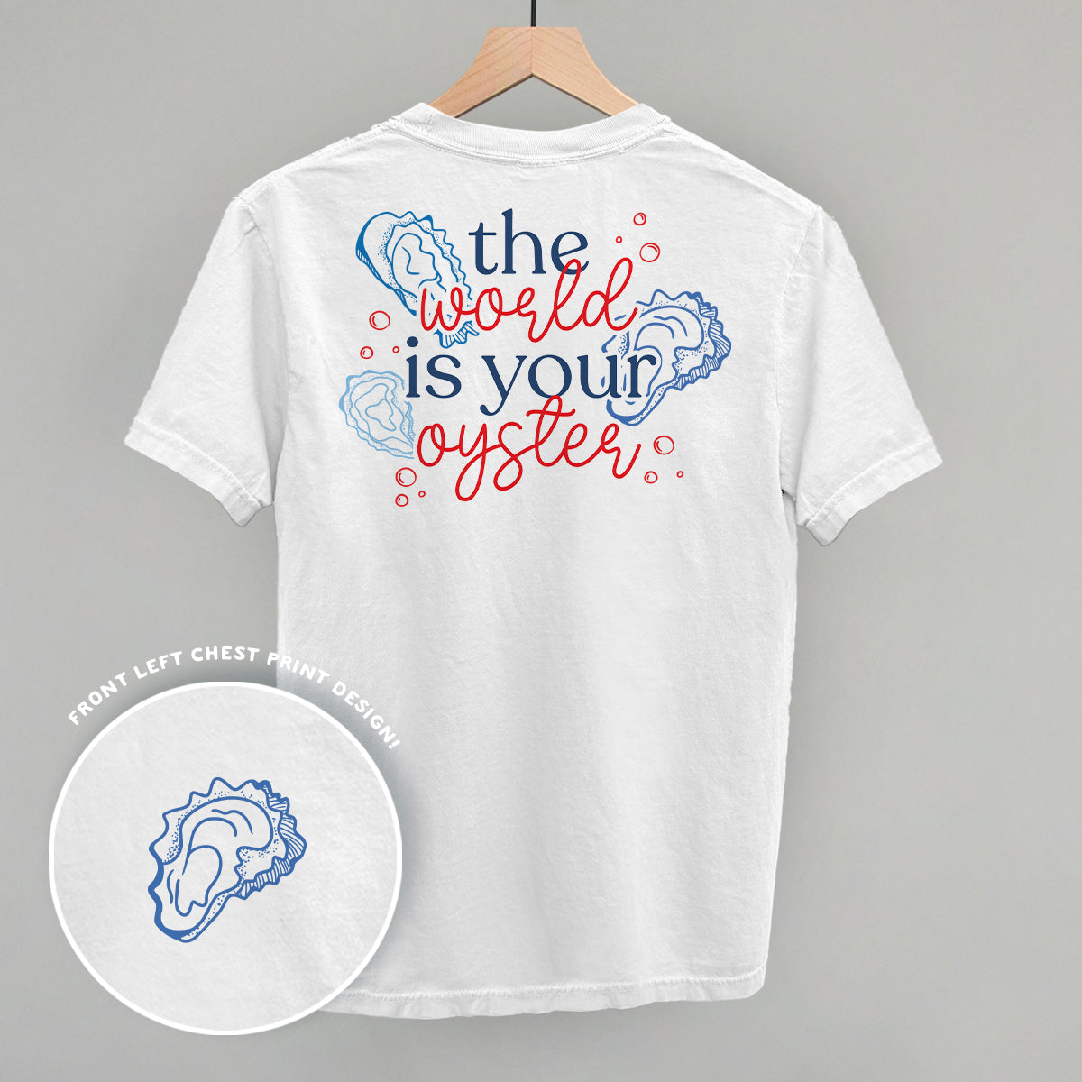 The World Is Your Oyster Doodles (Back Print)