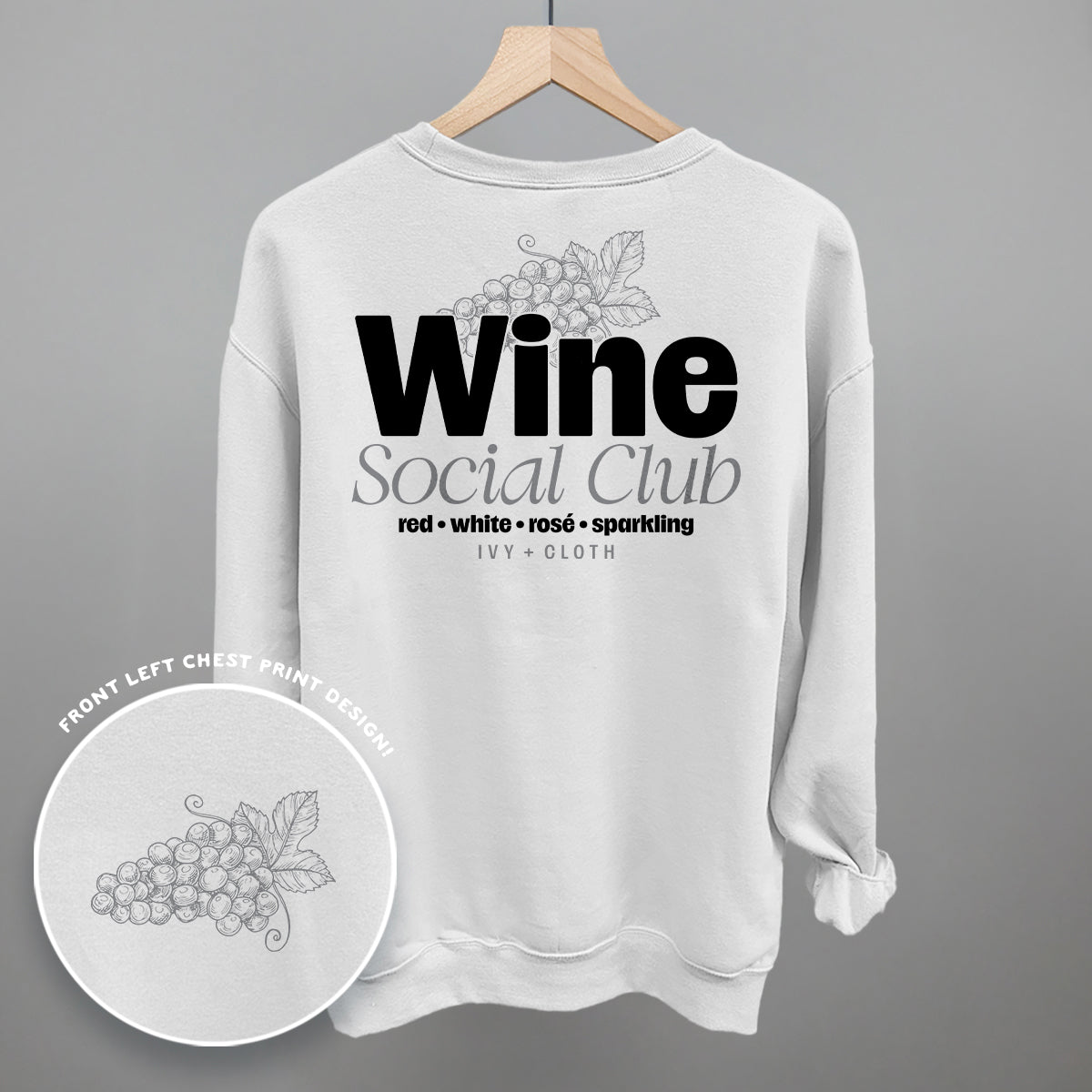 Wine Social Club (Back Print)