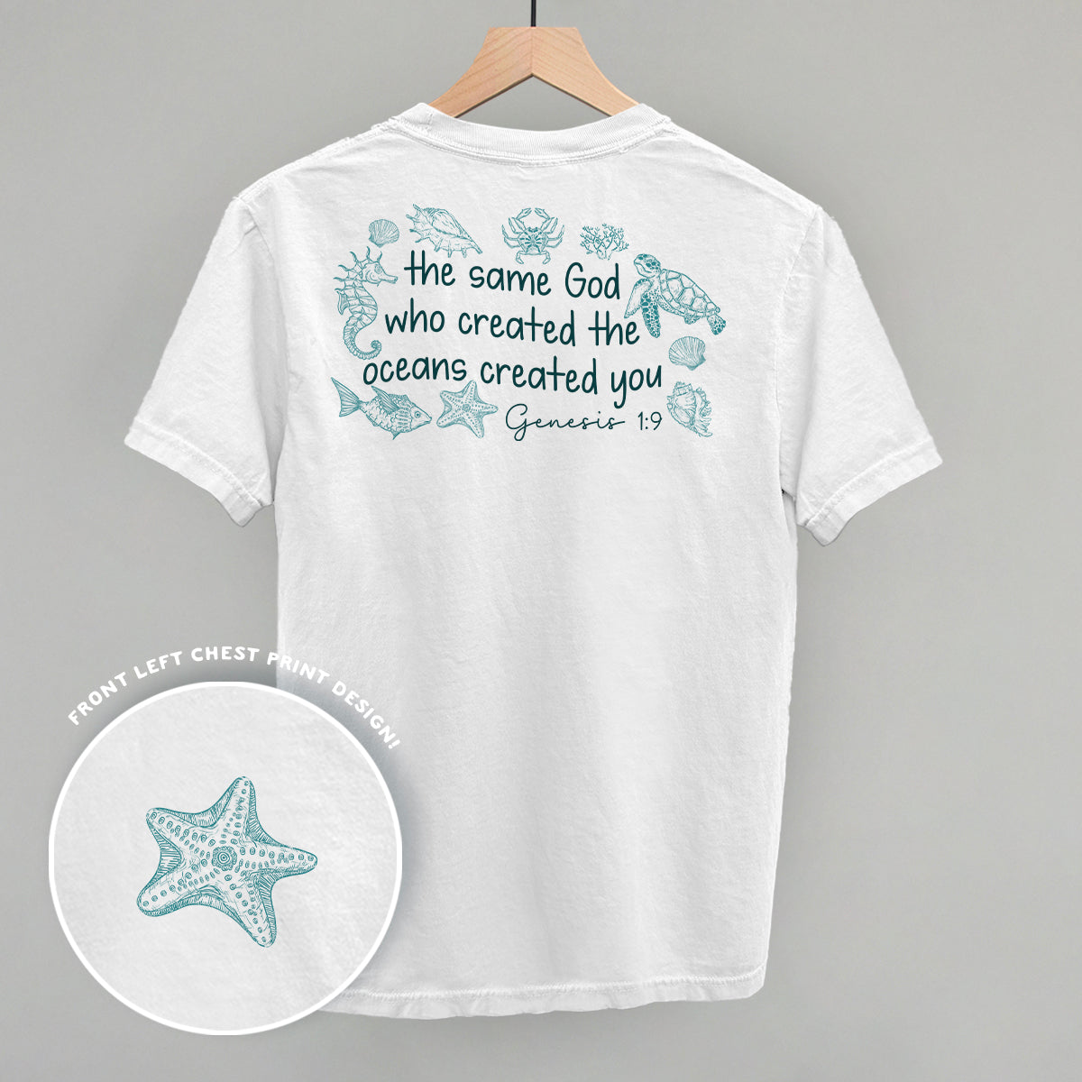 The Same God Who Created Oceans (Back Print)