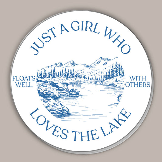 Just A Girl Who Loves The Lake (Decal)