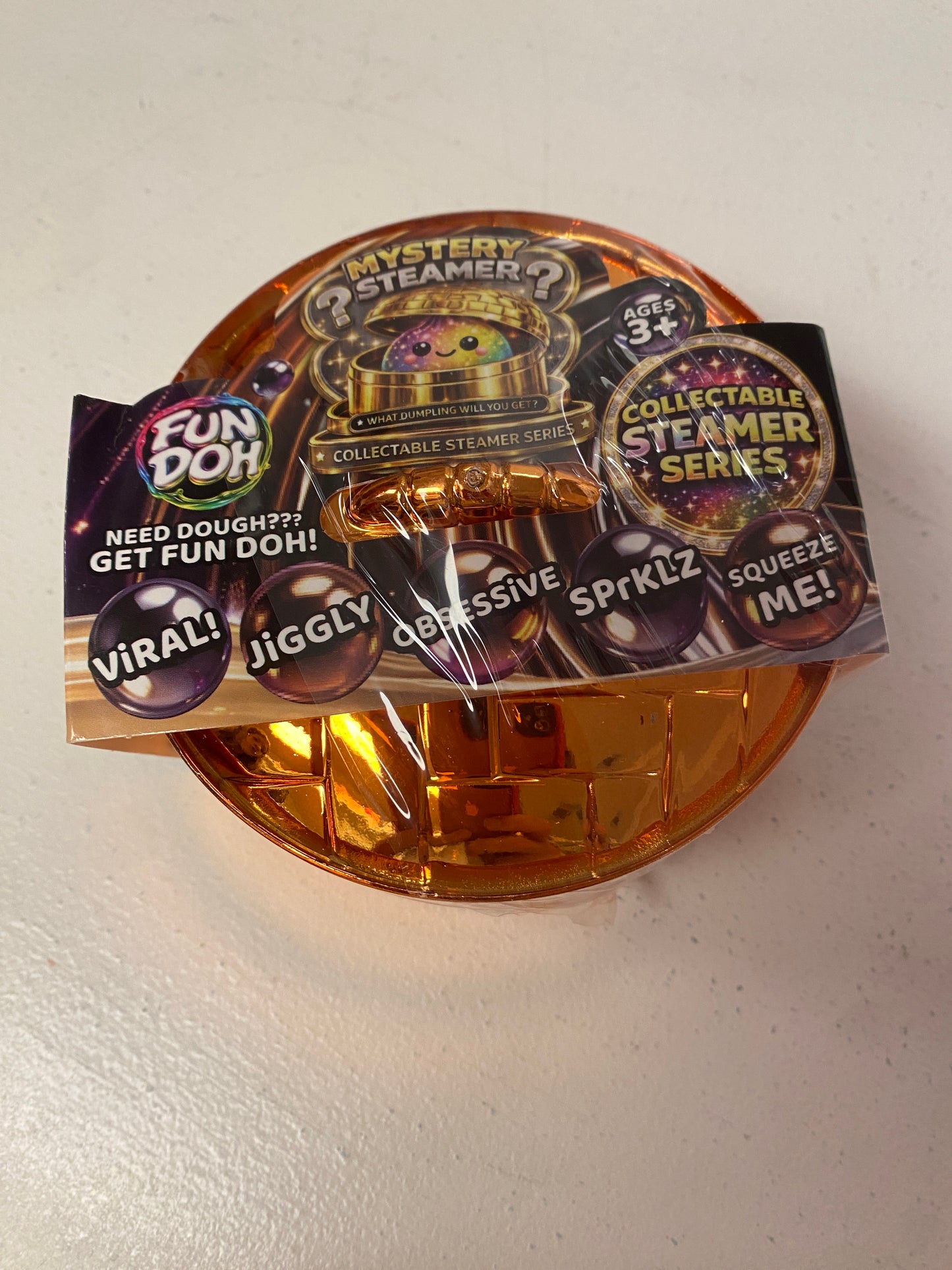 Fun Doh Mystery Dumpling Squishy | Ultra Rare Collectible Sensory Fidget Toy