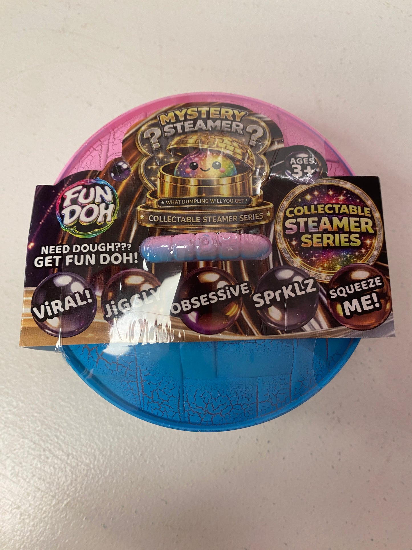 Fun Doh Mystery Dumpling Squishy | Ultra Rare Collectible Sensory Fidget Toy
