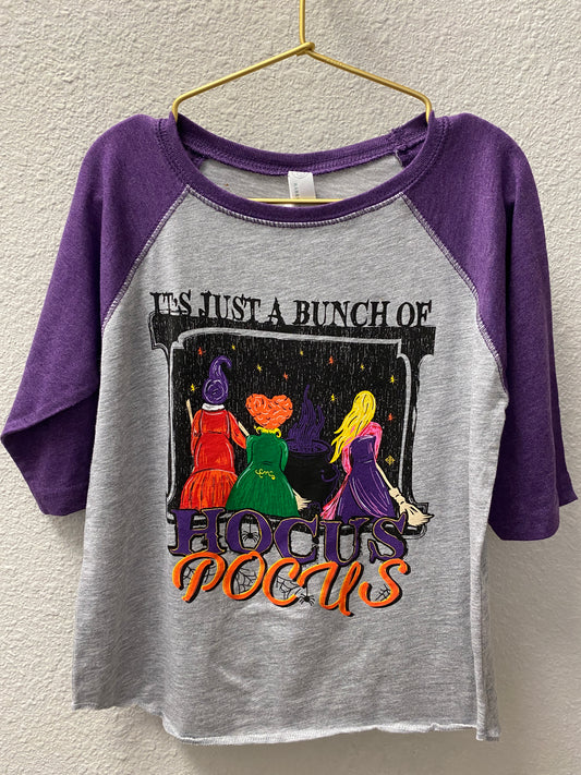Just A Bunch Of Hocus Pocus 3/4 Sleeve T-Shirt