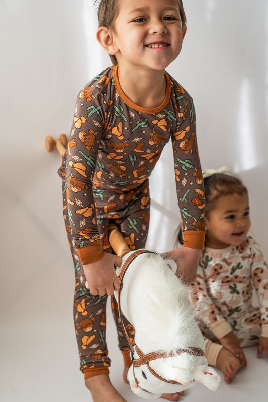 Highland Cow 2 Piece Jammie Set